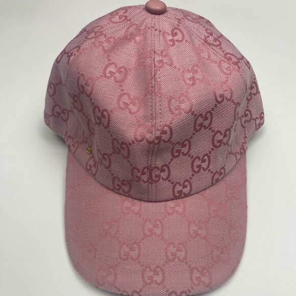 Gucci GG Pink Canvas Baseball Bat Size Medium - Picture 4 of 9